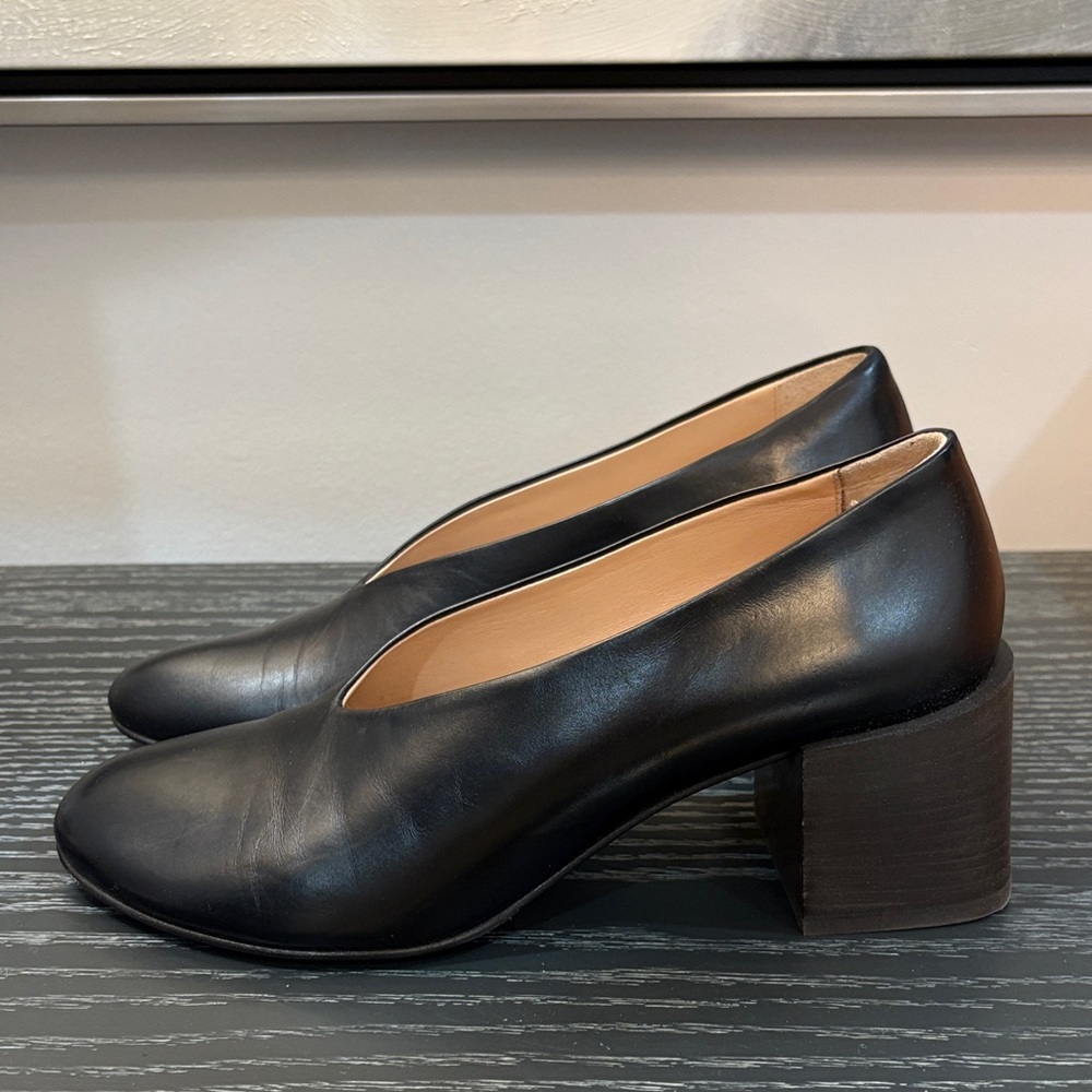 Acne Studios Black Leather Heels